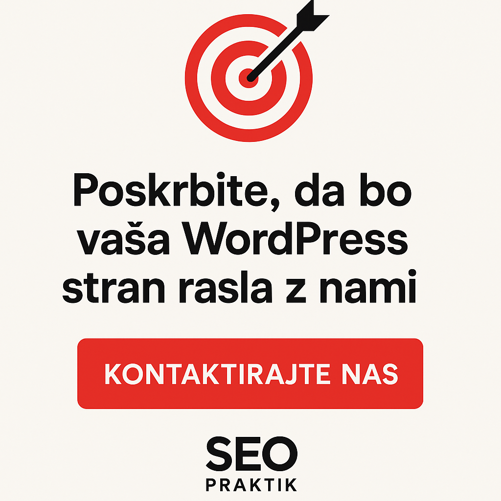 wordpress optimizacija seo praktik