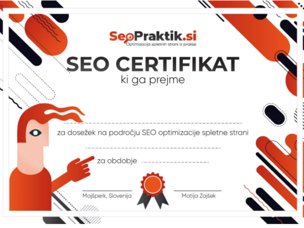 seo certifikat SEO-Praktik