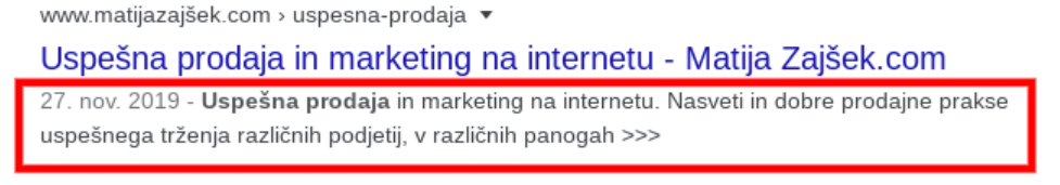 meta opis