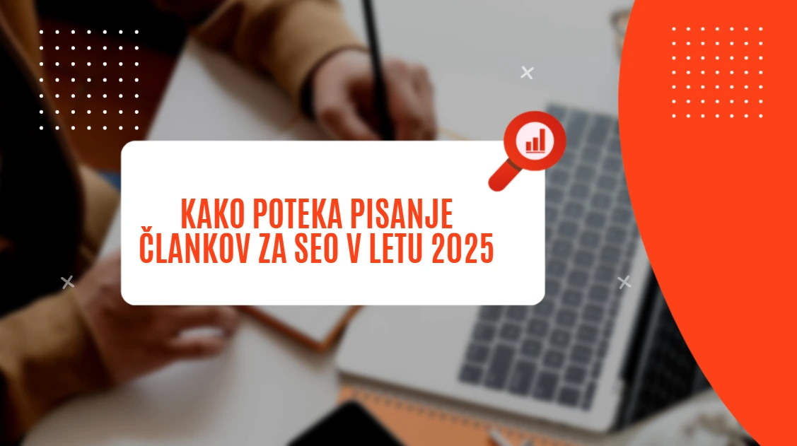 Kako poteka pisanje člankov za SEO v letu 2025