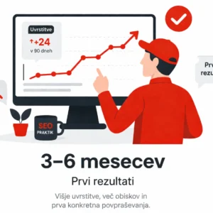 seo rezultati 3 - 6 mesecev