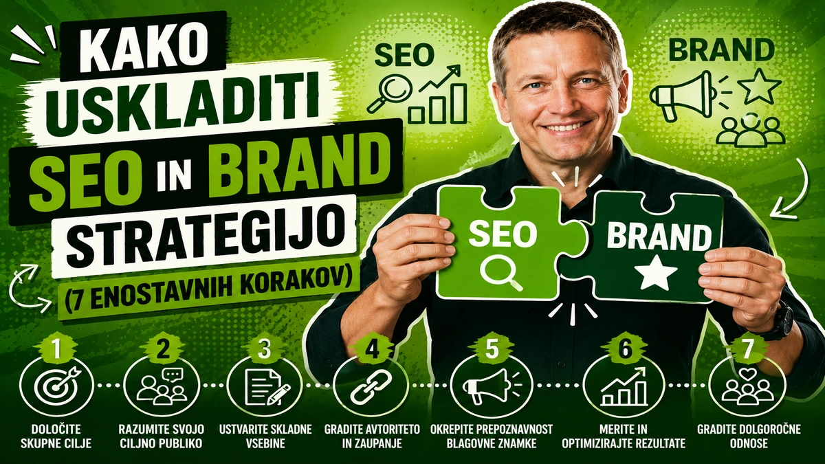 Kako uskladiti SEO in brand strategijo (7 enostavnih korakov)